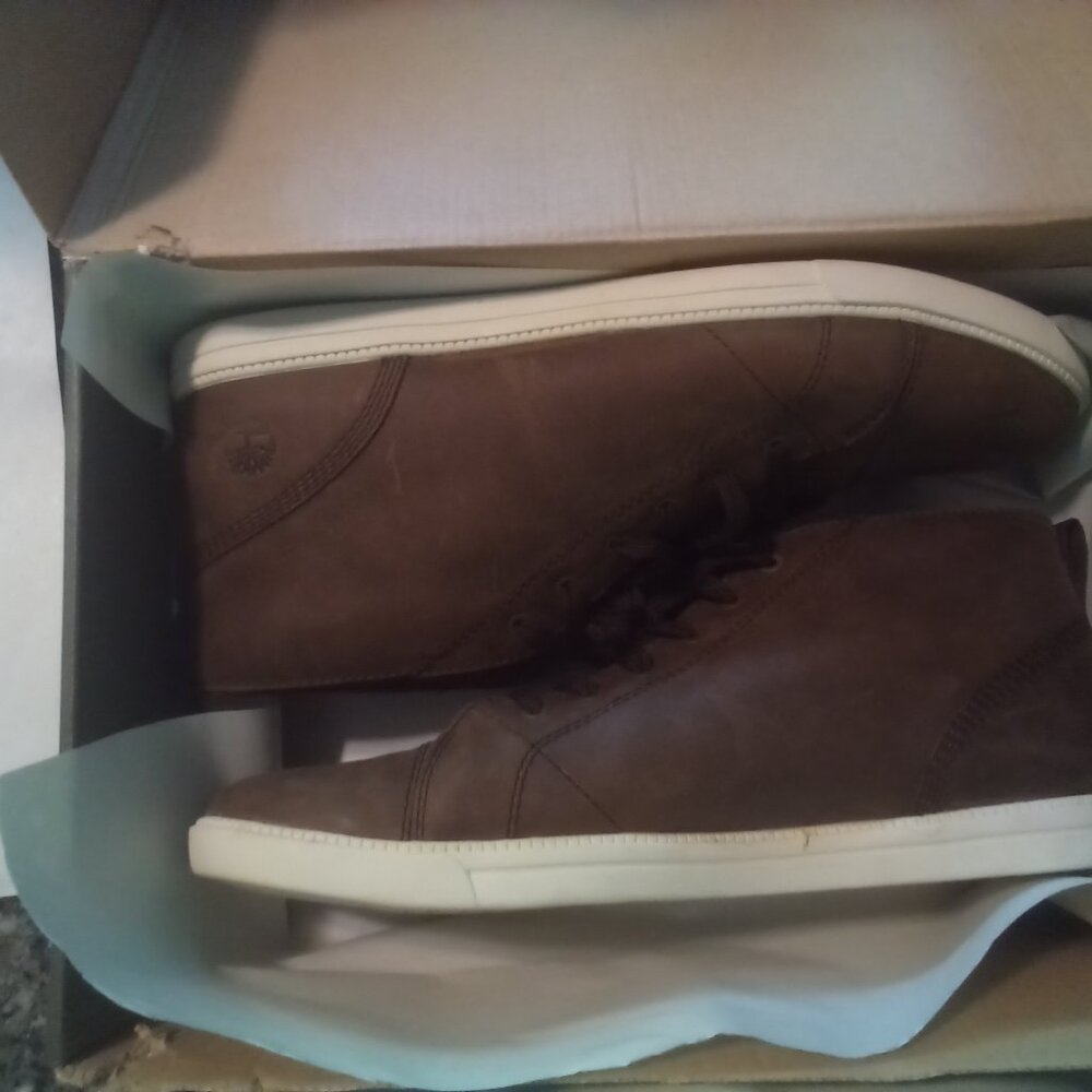 Mens Timberland Hommes Stormbuck Leather shoes NWT box Size: 12 M - Picture 7 of 7